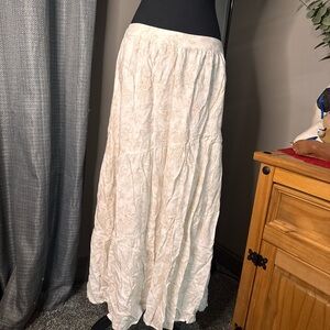 Sincerely Jules Cream Floral Maxi Skirt